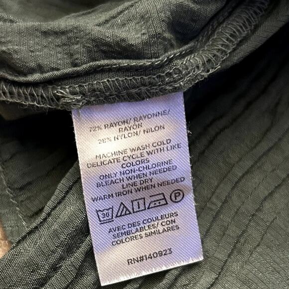 Loft Women´s Pleated Sleeve Rustic Bohemian Romance Blouse Size L - Picture 10 of 10